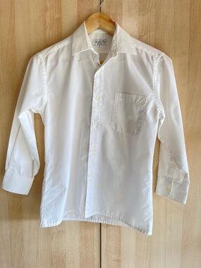 Dior White Boys Dress Shirt